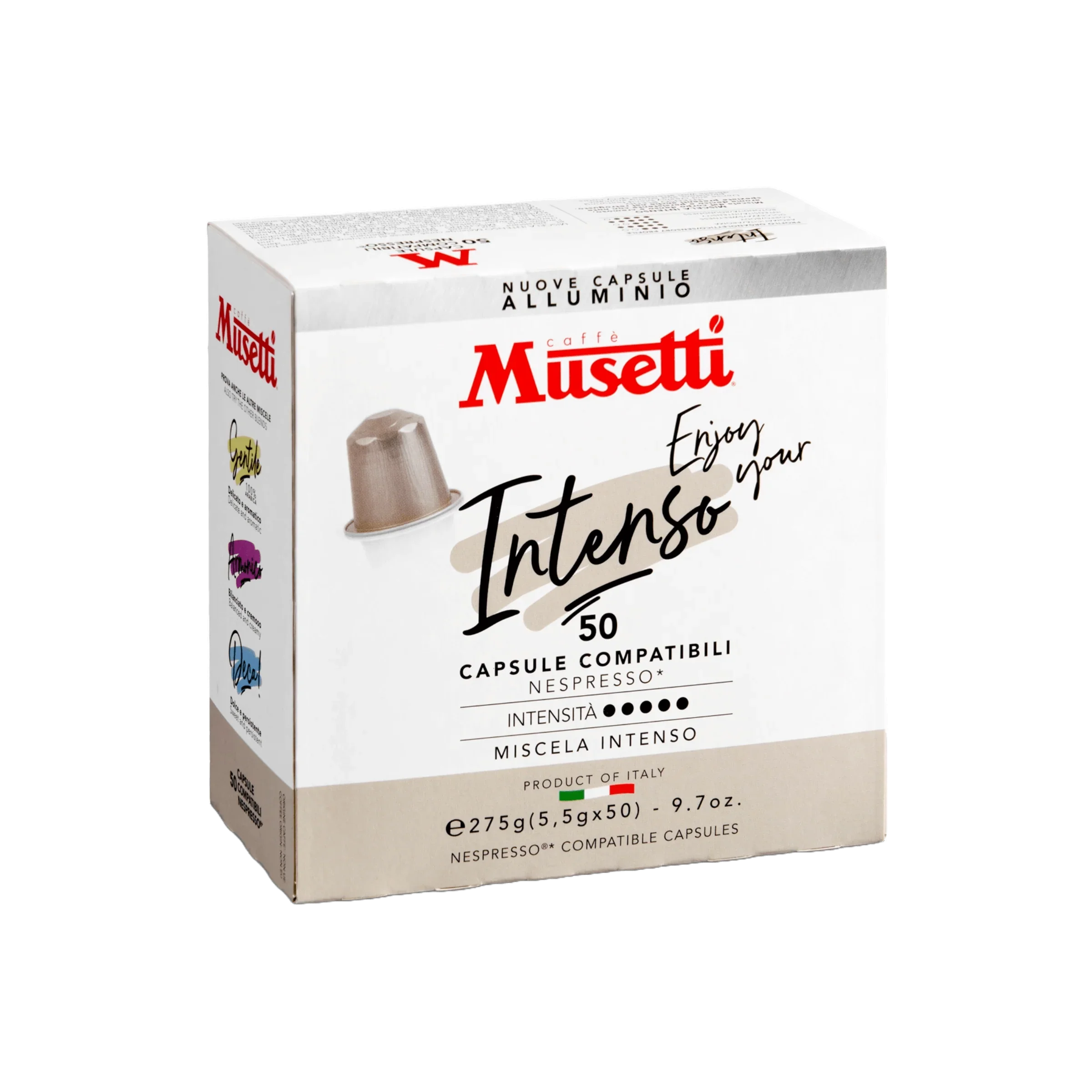 Cápsulas comp. Nespresso® Intenso (50 unid.)