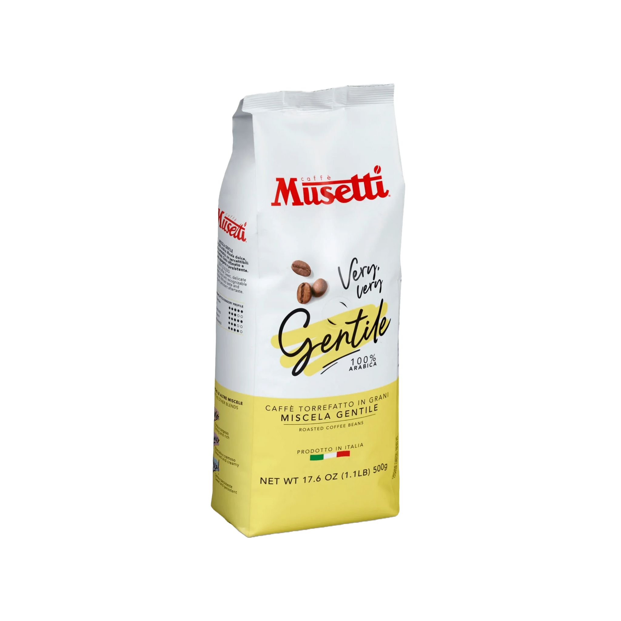 Café en Grano Musetti Gentile 100% Arábica (500 g)