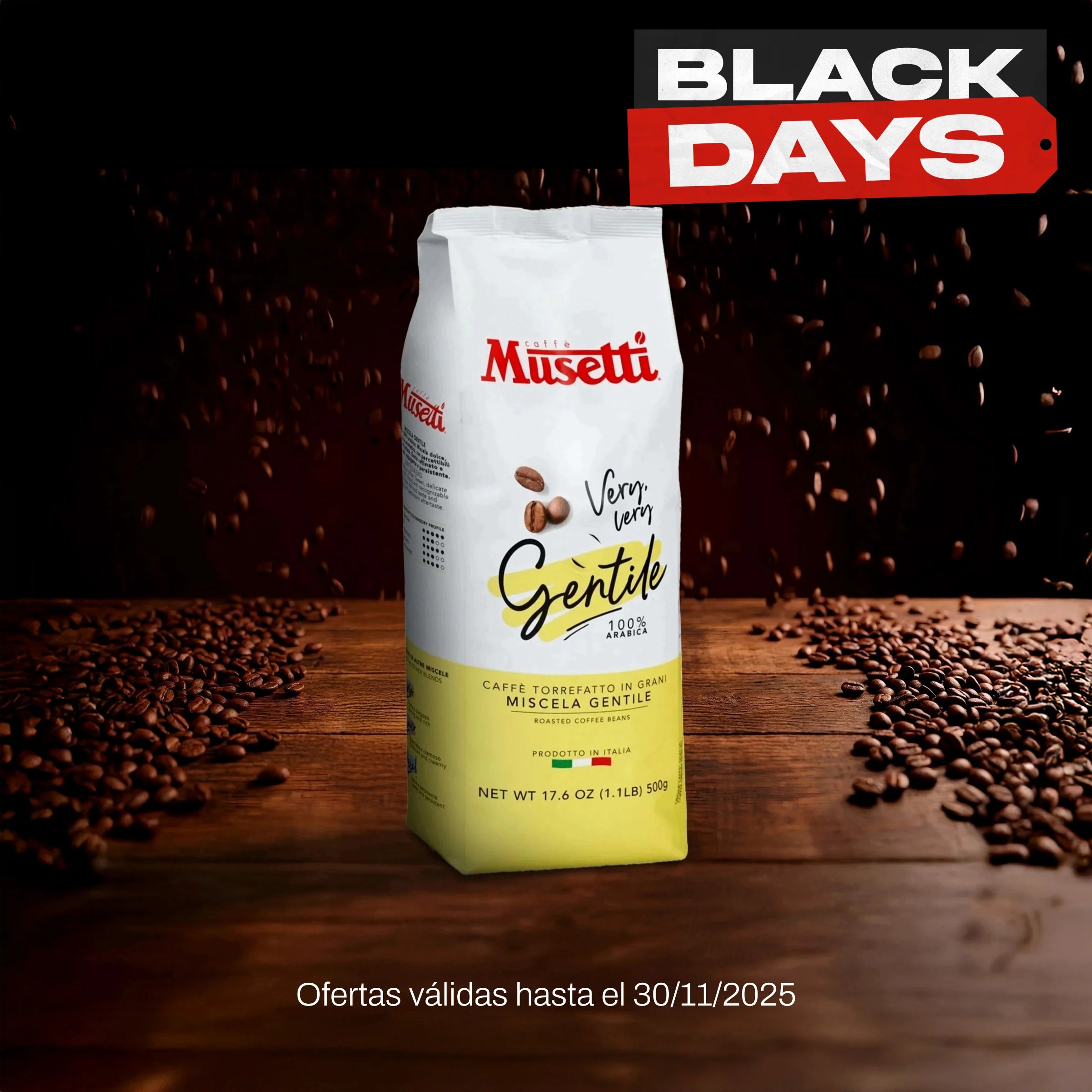 Café en Grano Gentile 100% Arábica 500g