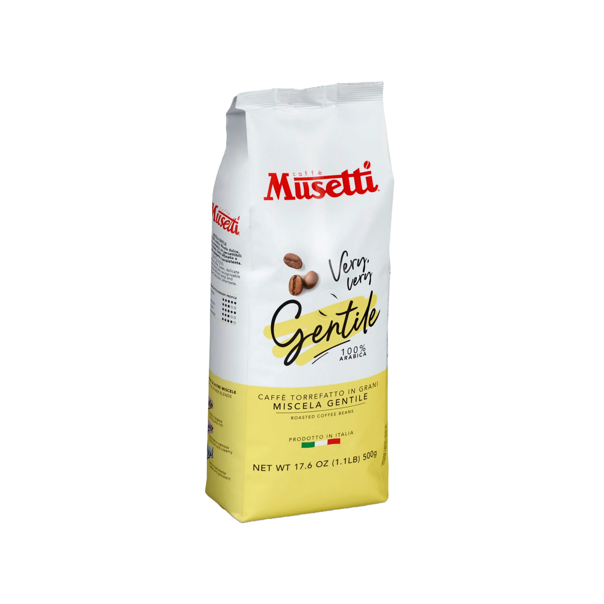 Café en Grano Musetti Gentile 100% Arábica (500 g)