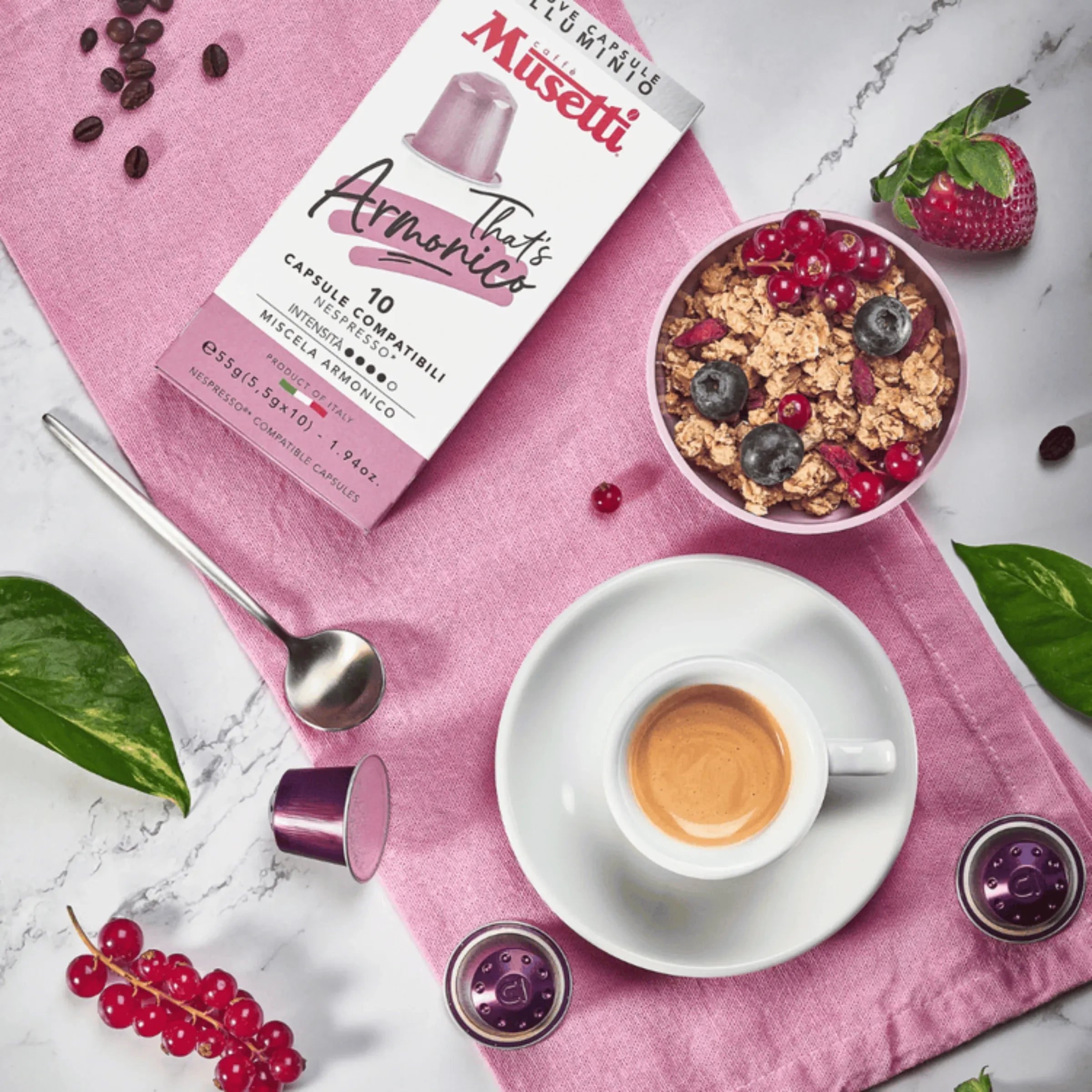 Cápsulas comp. Nespresso® Armónico (10 unid.)