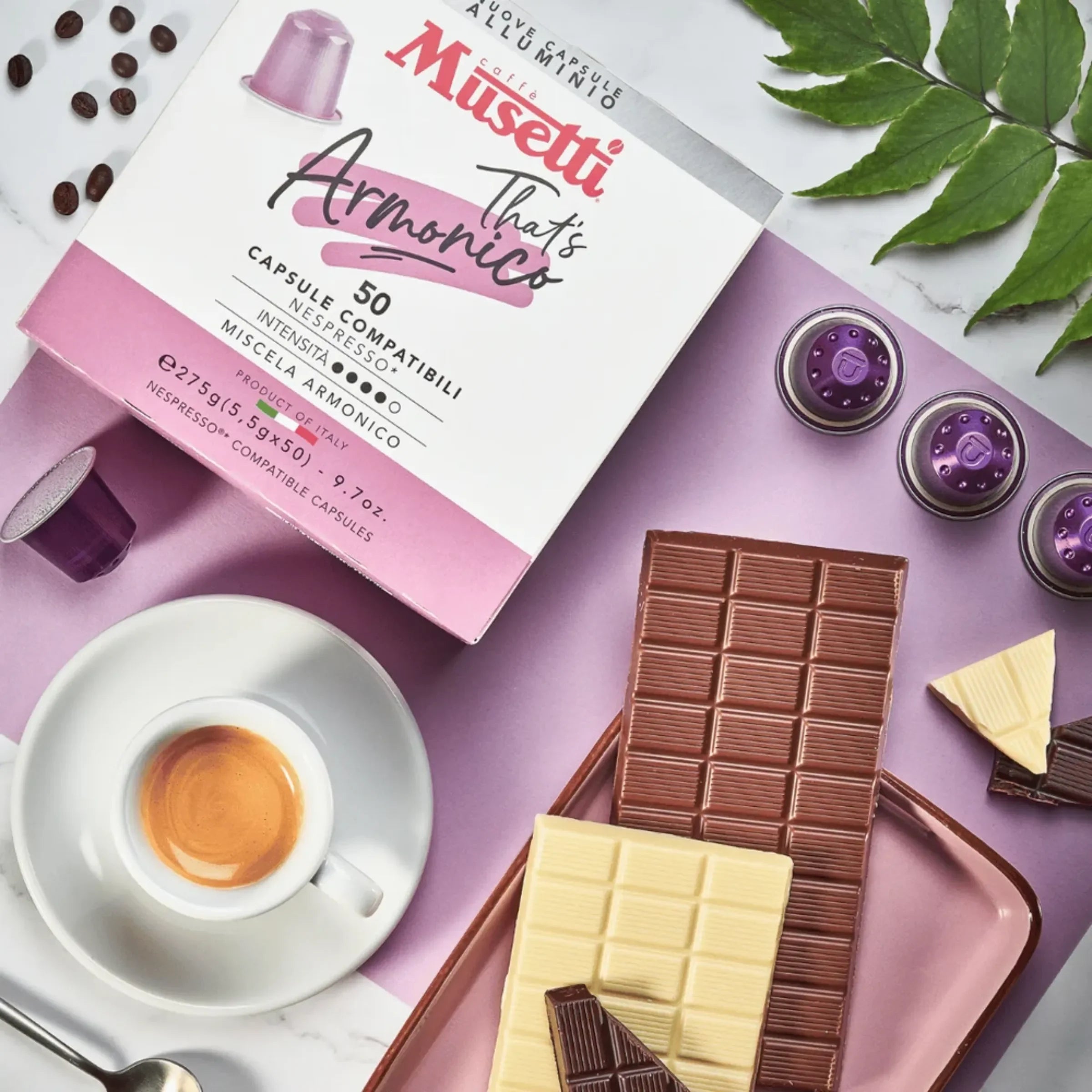 Cápsulas comp. Nespresso® Armónico (50 unid.)