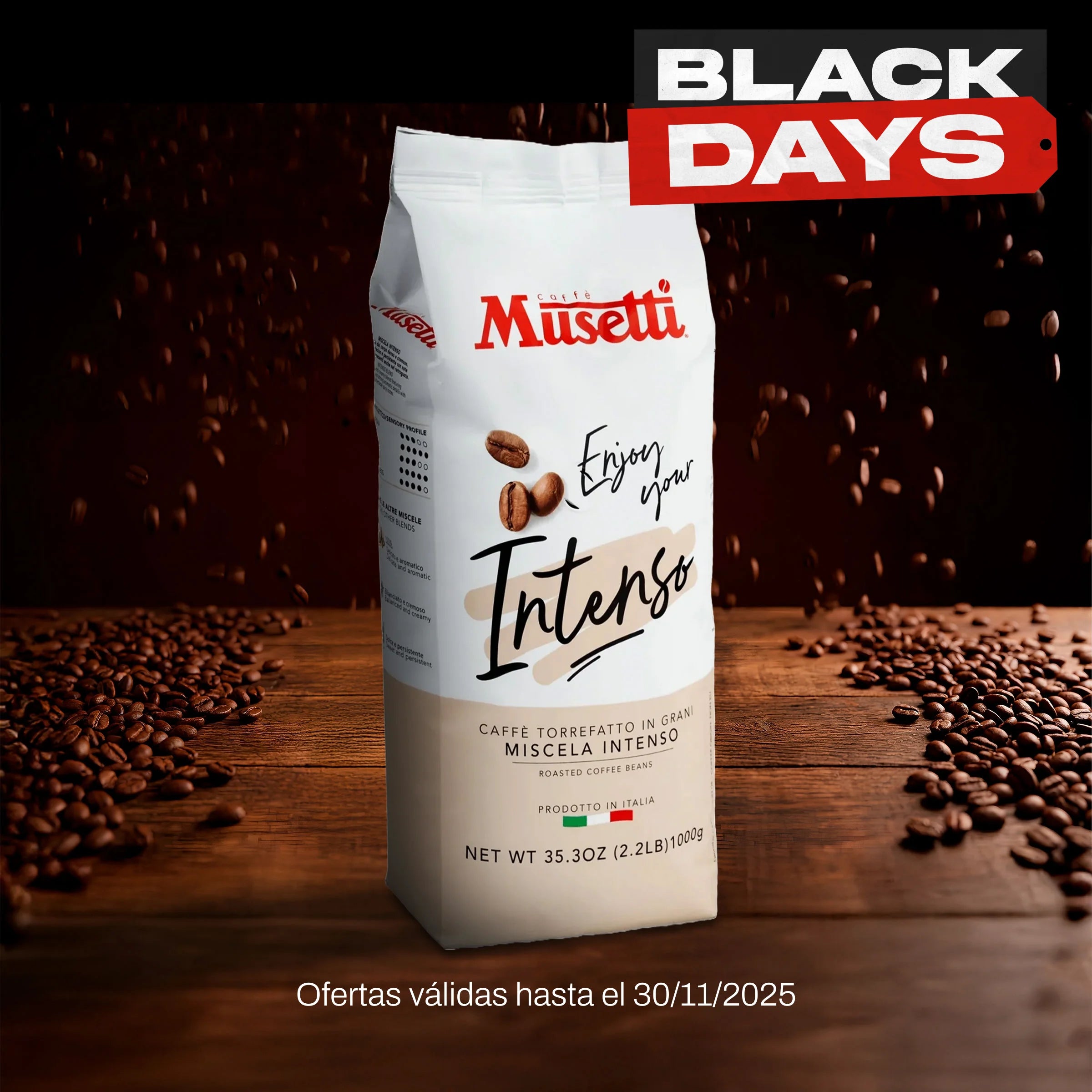 Café en Grano Intenso 1kg