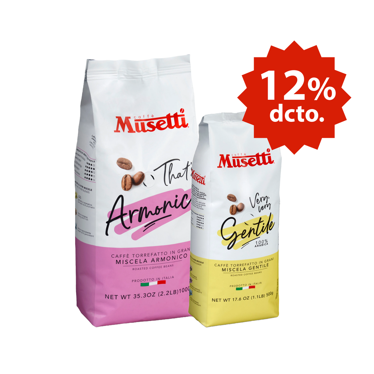 500g x4袋＋オマケ1袋 ムセッティ Musetti EVOLUZIONE Pack Familia Musetti